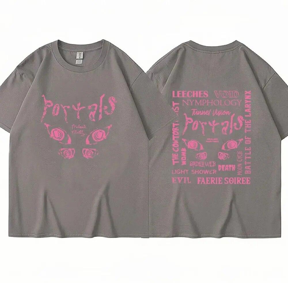 Melanie Martinez Portals Tour 2023 T Shirt Unisex Women Fashion Aesthetic Harajuku Hip Hop T-Shirt Oversized 100% Cotton Streetwear Unisex