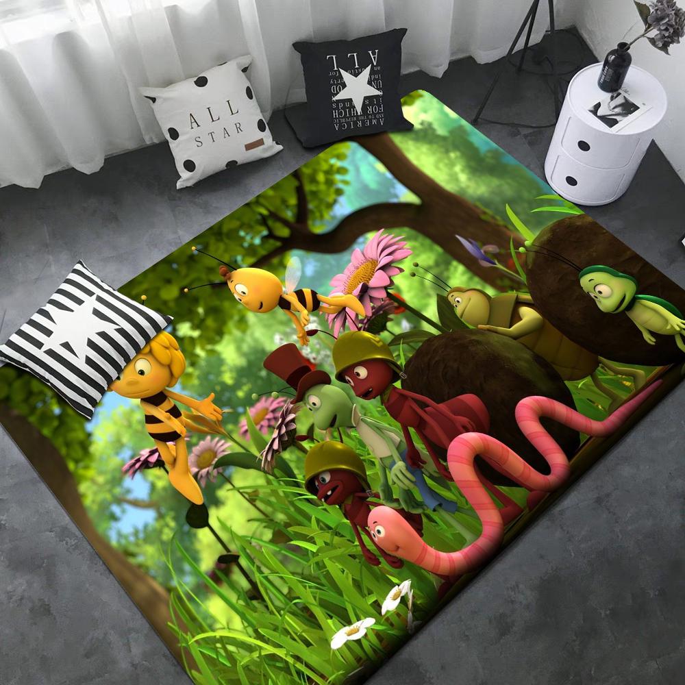Bee M-Maya Entrance Door Mat Washable Non-Slip Living Room Sofa Chairs Area Mat Kitchen Welcome Doormat