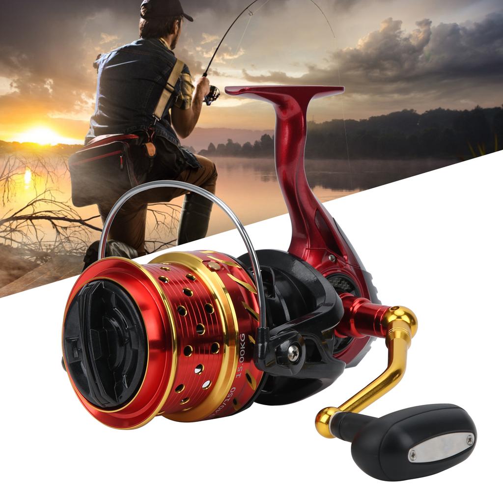Metal Fishing Spinning Reel 4.1:1 Gear Ratio High Speed Carving Spool Fishing ReelCS8000