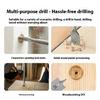 6Pcs Wood Plate Opener Electric Hand Drill Hexagonal Shank Carpenters Bit Woodworking Drill Bit for Screwdriver