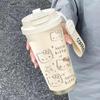 Light Luxury High-grade Water-sensitive Cup Stainless Steel Portable Coffee Cup Large Capacity High Value Niche Thermal Insulation Kettle