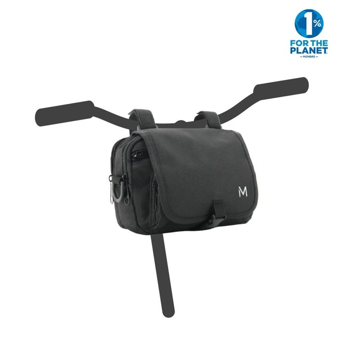 Fahrradlenkertasche Mobilis - Wasserabweisendes Material - Schwarz