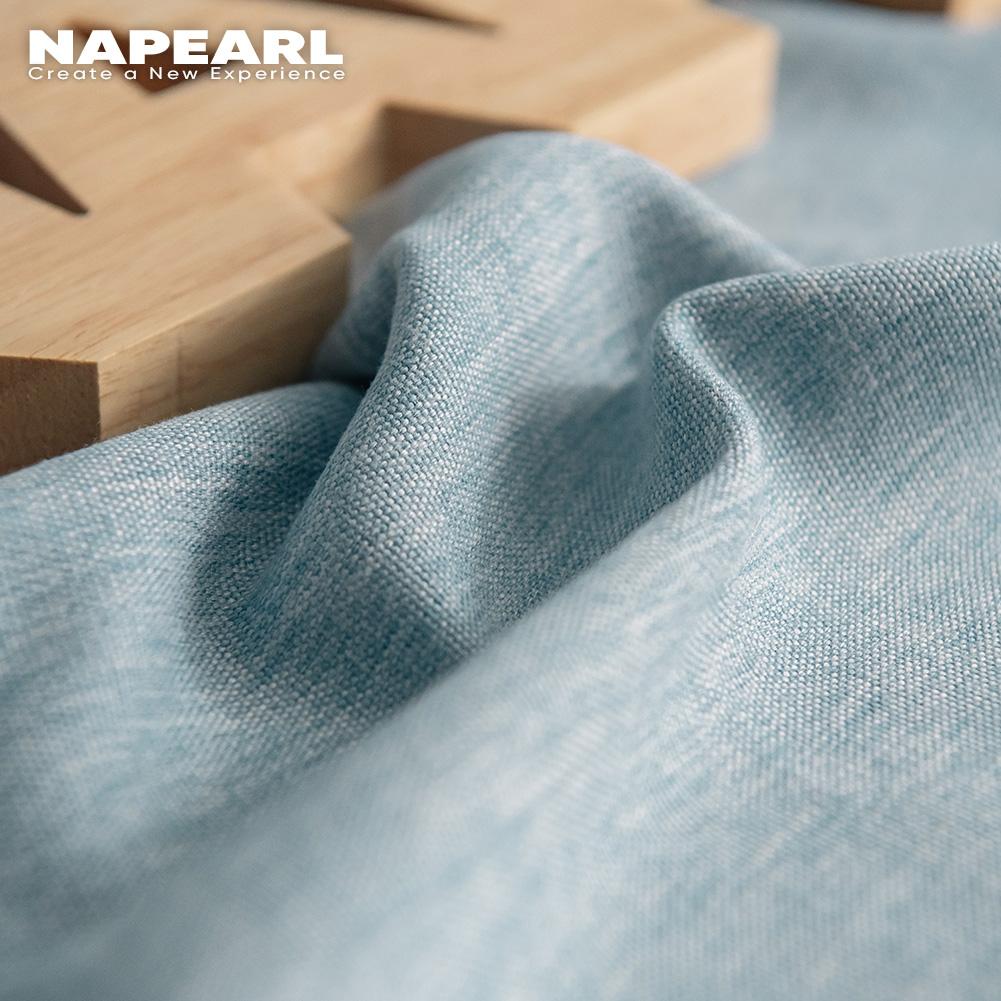 1 Stück NAPEARL Präzisions-Verdunkelungsvorhang 70% Verdunkelung Unifarbener Fensterbehang für Wohnzimmer Schlafzimmer Heimdekoration