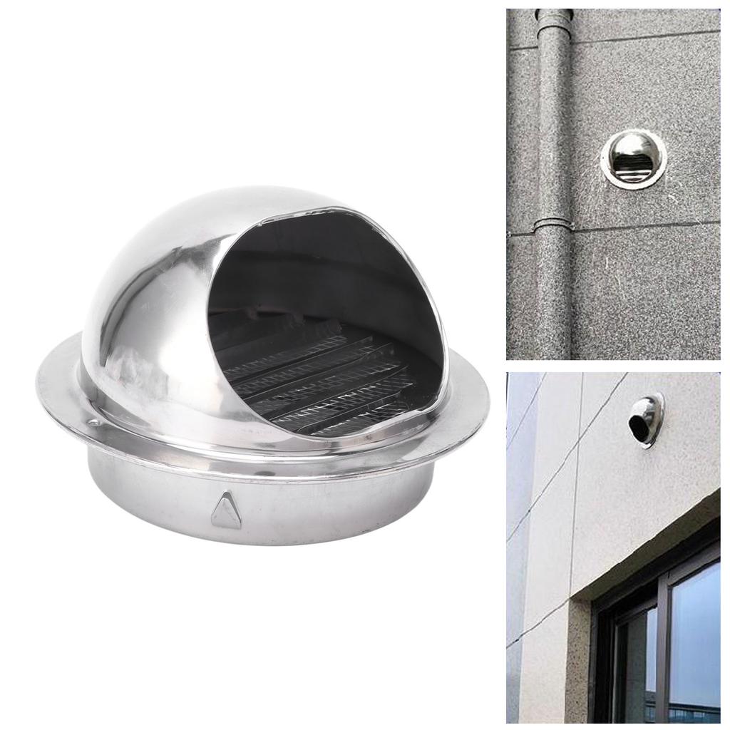 Edelstahl Dunstabzugshaube Außen Regenfest Windschutz Edelstahl Lüftungsabdeckung Auslass Zubehör