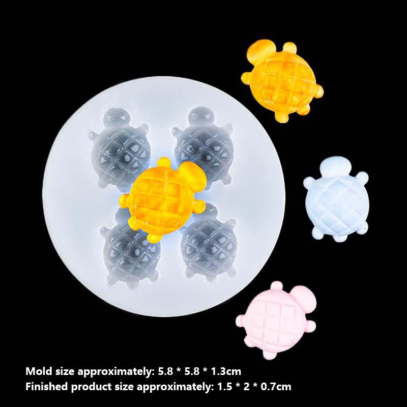 1Pc Turtle Mold Silicone Mold For Turtle Making Reusable Turtle Resin Epoxy Mould Casting Molds DIY Silicone Mould