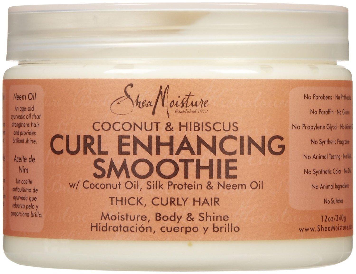 

Shea Moisture Coconut Hibiscus Curl Enhancing Smoothie Hair Treatment [Product]