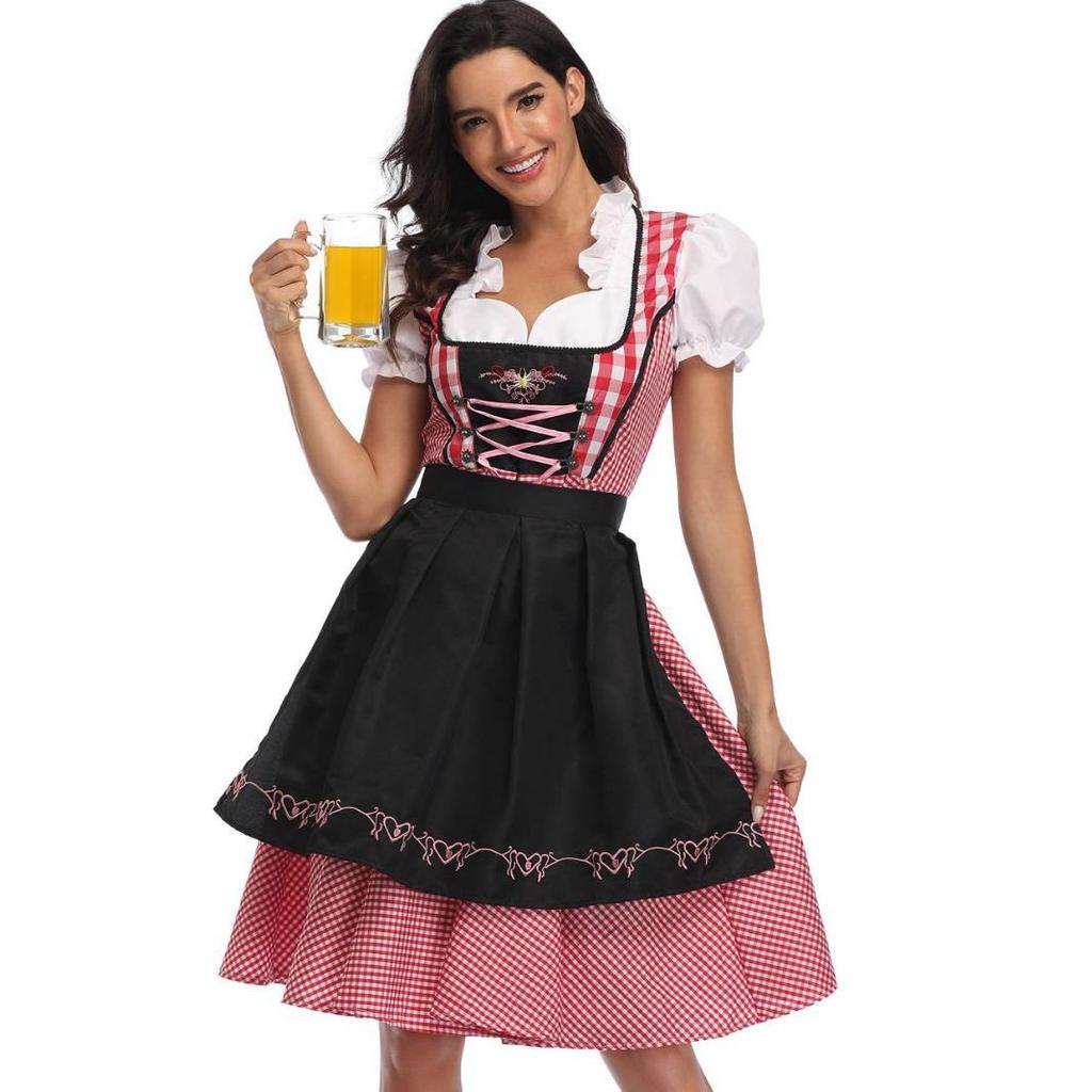 Ethnic Oktoberfest Dress S-5XL - Beer Festival Maid Costume Lingerie Set