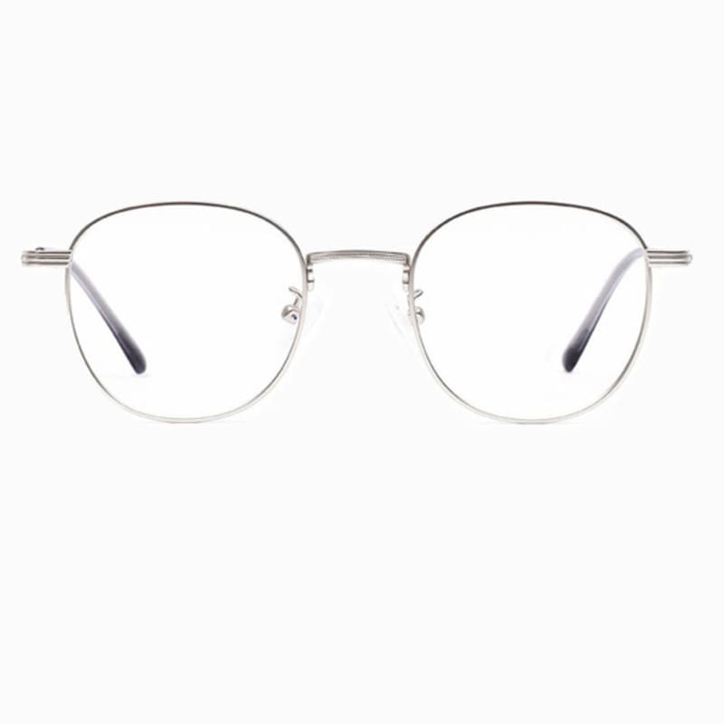 

HANGLE EYEWEAR Seoul Collection Ikseon Silver Add blue light blocking lenses (18,000 won)