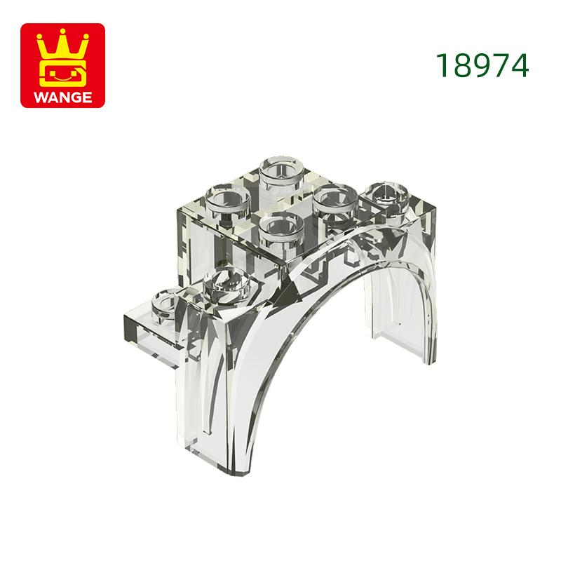 37 Stück/Los 18974 Bogen Abgerundeter Fahrzeugblock Moc Farbige Zubehörteile Kompatibel mit Stein DIY Kinderspielzeug Montageteile