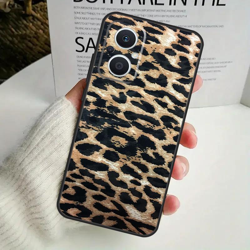 African Leopard Print Case For OPPO Reno 8 7 6 5 4 Lite 8T 5Z 4Z 10 11F OPPO Find X5 X6 Pro X2 Neo X3 Lite Cover