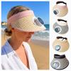 Breathable Solar Fan Hat Folding Cooling Sunshade Hat Comfortable To Wear Sun Hat with Fan  Hiking