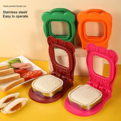Sandwich Mold Bread Cutter Sealer Cartoon Food Grade Stainless Steel Breakfast Lunch DIY Toast Press Cutting Tool Kitchen Gadgets