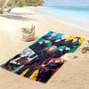 Name Custom Jujutsu Kaisen Print Beach Towel, Large Soft Quick Dry Towel for Beach Camping Swimming