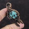 Amazonite  Pendant Copper Wire Wrapped Pendant Amazonite Gemstone Jewelry Tortoise Pendant Copper Wire Jewelry Handmade Pendant Gift For Him