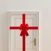 Christmas Front Door Hanging Bow Knot Festive Ribbons Door Hanger DIY Holiday Decor for Gift Wrapping