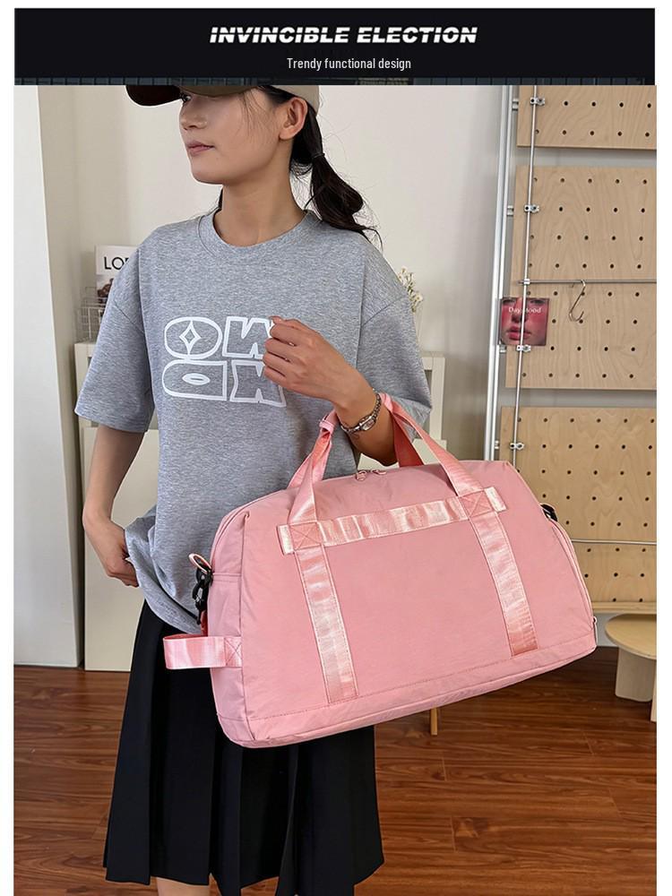 Large Capacity Nylon Travel Bag - Handheld, Shoulder, Crossbody Storage for Men & Women, Ideal for Business Trips & Fitness Luggage
