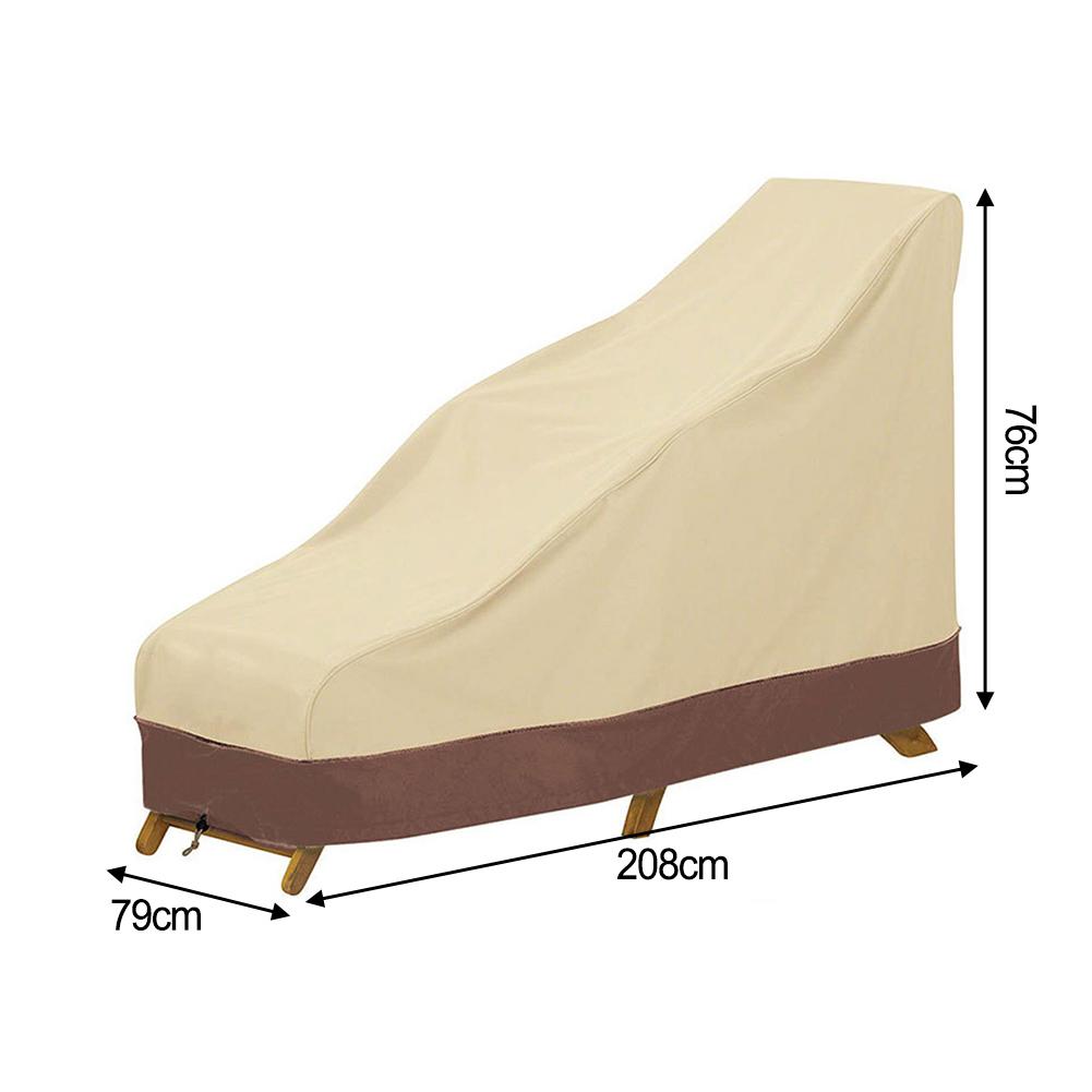 Husa pentru scaun de exterior cu design cu orificii de aerisire, impermeabilă, pentru terasă