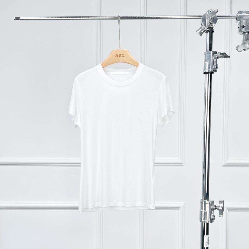

Warren Sea Dragon | Emmy 2026 Spring Slimming Women s Versatile Round Neck Short Sleeve T-shirt Large білий