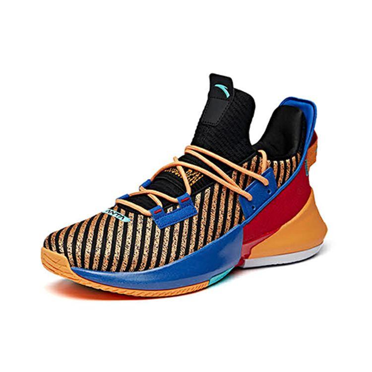 Anta Air Space 2 UFO Basketball Shoes Men Sneakers Yellow Blue Red 112011606-6