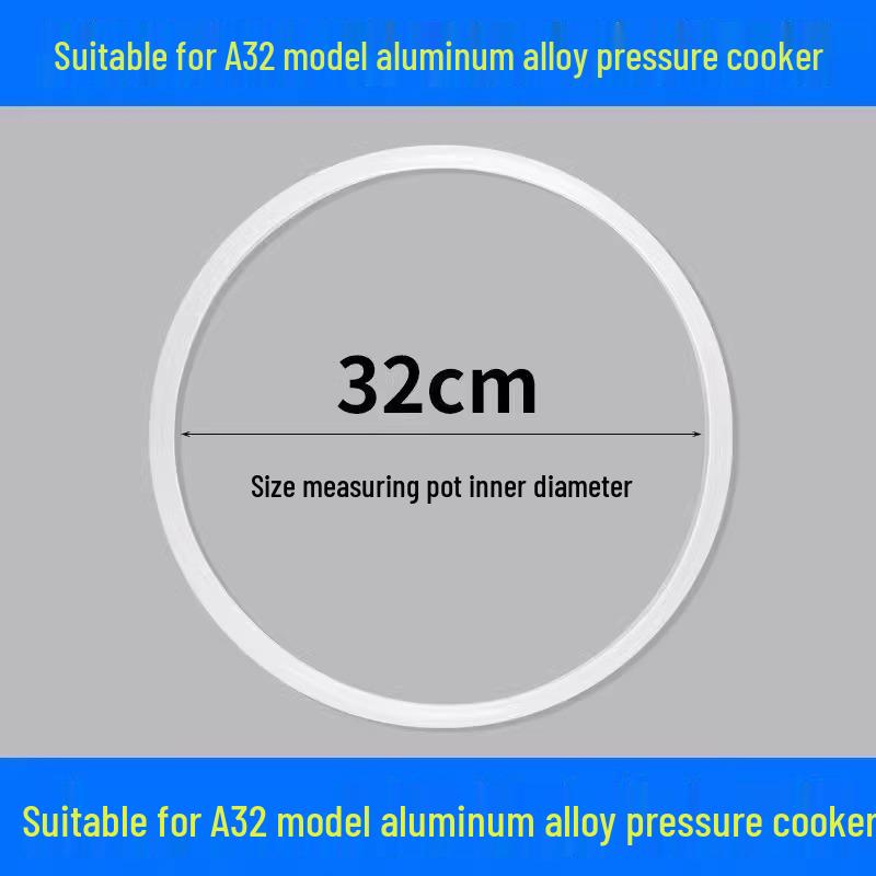 Universal Silicone Pressure Cooker Gasket, Old-fashioned Seal, 20/22/24/26cm Sizes.