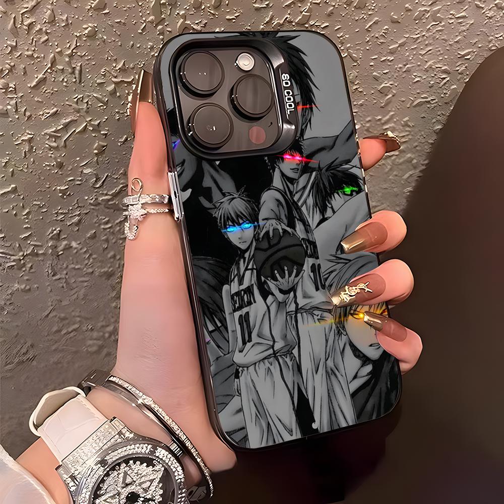 K-Kuroko No B-Basket Phone Case For IPhone17 Air 16 15 14 Plus 13 12 11 Pro XS Max Silver Black Bumper Case