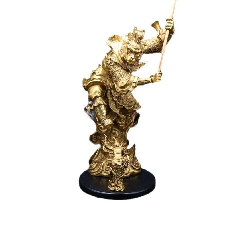 Figurine of the Great Sage Monkey, Fighting and Victorious Buddha, Wholesale of Artifacts, Bronze Sun Wukong Figur