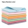 5/10Pcs 30x40CM Fish Scale Kitchen Cleaning Cloth Streak Scratch Free Absorbent Dishcloth Reusable Washable Microfiber Rag Kitchen Tableware Glass
