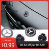Autoaufkleber Auto Metall 57mm Flaches Haubenemblem Frontemblem Logo Für Mercedes Benz AMG W212 W213 W205 W177 W247 W176 CLS CLA CLK CLG