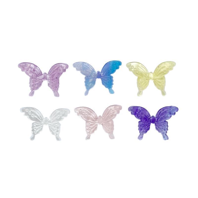 Colorful Fairy Butterfly DIY Resin Accessories for Shoe Buckle