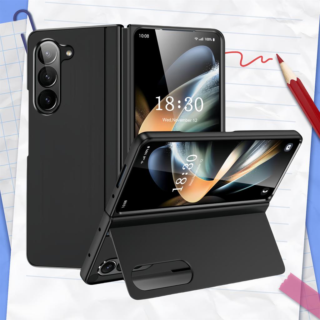 Μόδα Πτυσσόμενη θήκη Coque PC για Samsung Galaxy Z Fold6 Fold5 Fold 6 5 Fold4 Fold3 Fold 3 4 Θήκες αξεσουάρ προστασίας από πτώση