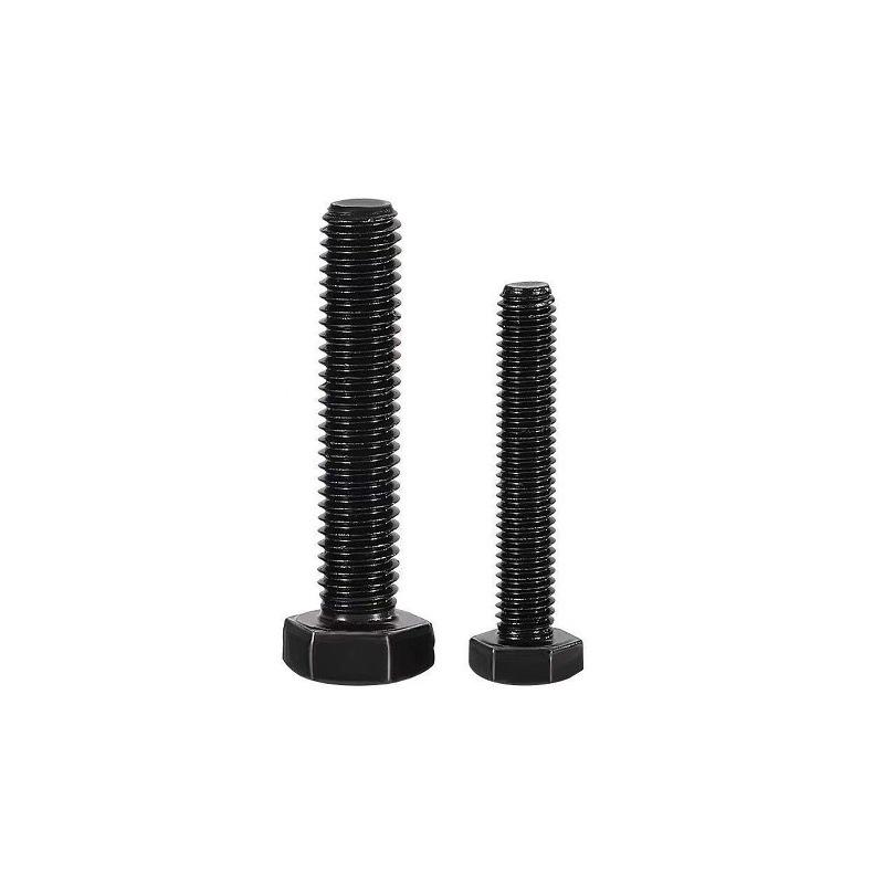 Black High-Strength Grade 8.8 Hex Bolt Screw Set (M4-M12)