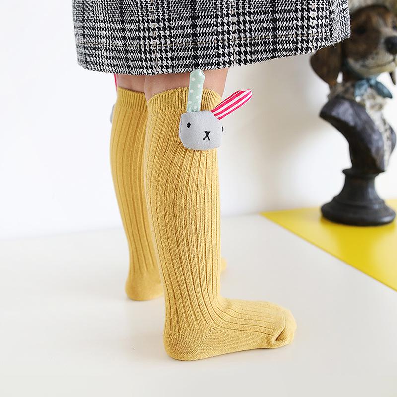 Knee Socks For Girls Cotton Fashion Knee High Socks Girl Unisex Cartoon Socks For Boys Baby Clothes Accessories