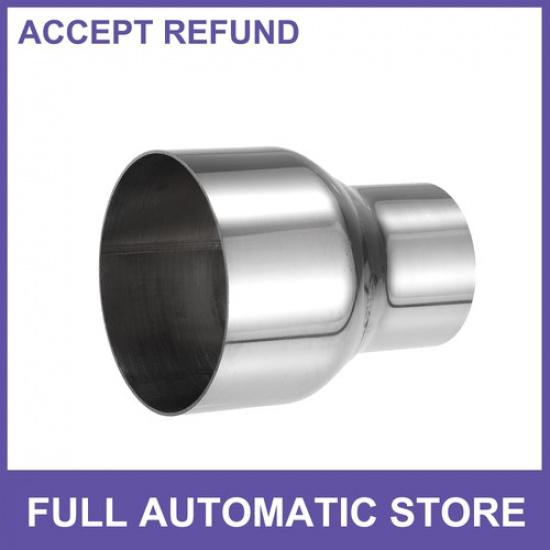 ONE Car Exhaust Pipe Adapter Connector 2 ID - 3 OD Universal Stainless Steel