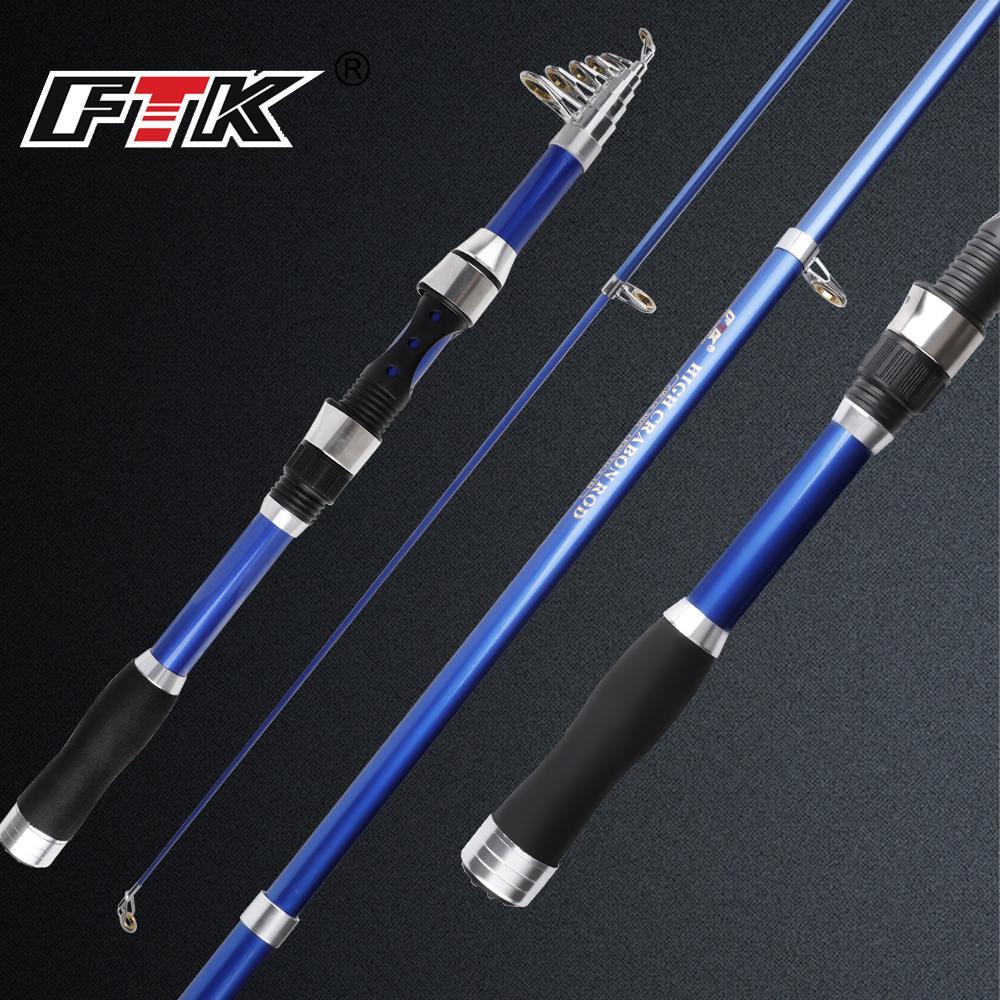 Telescopic Rock Fishing Rod 1.8M/2.1M/2.4M Spinning Fly Carp Feeder Carbon Fiber Mini Travel Ultra Light Fly Fishing Rod Pesca