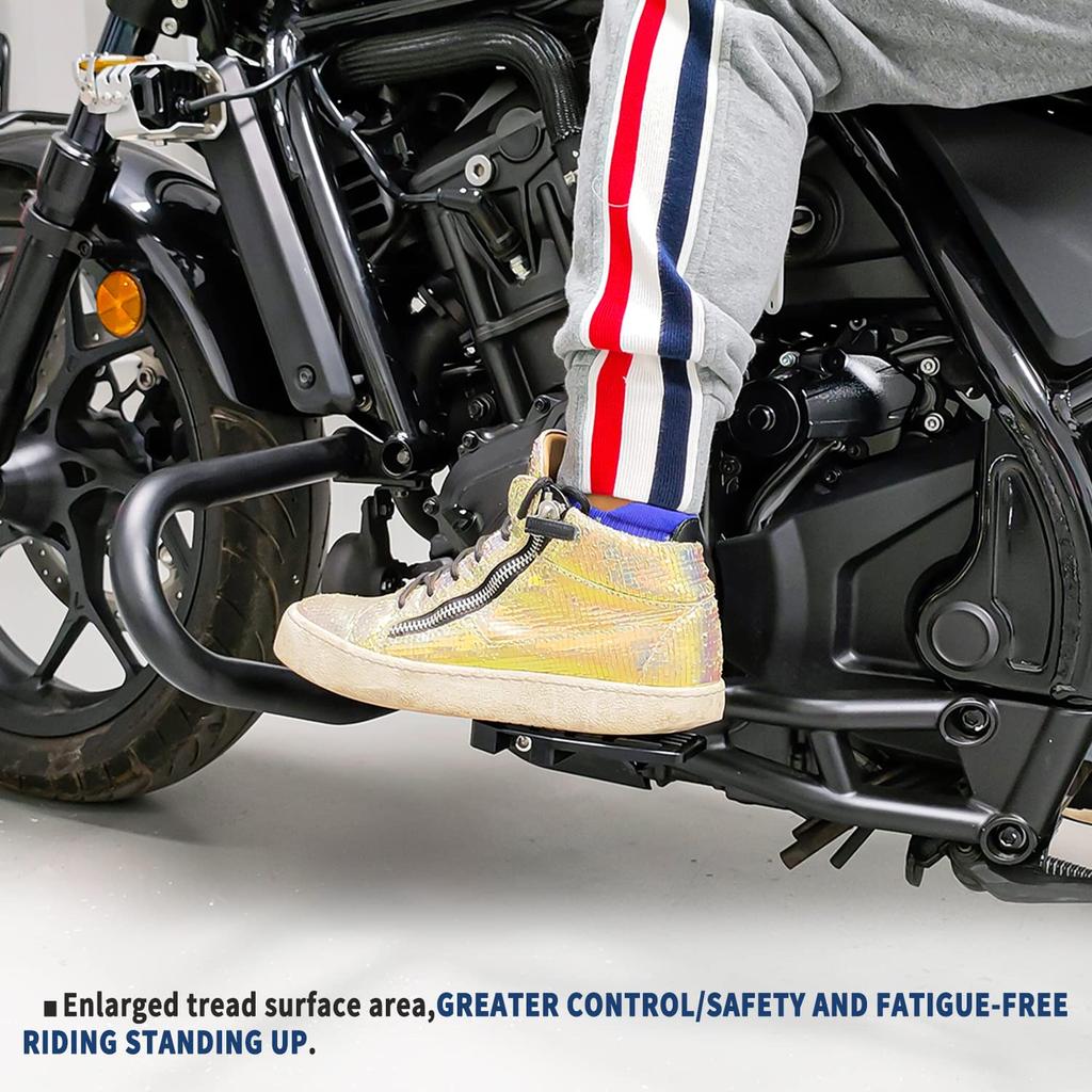 Motorcycle CMX1100 CM1100 Wide Foot Peg Pedal 21-23, Aluminum Foot Rest Foot Peg Extension