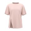 New split-ended loose yoga clothes blouse top running fitness sports short sleeves