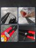 Multi-purpose Aluminum Alloy Fishing Pliers with Line Cutter, Ring Opener, and Lead Crimper for Saltwater Fishing