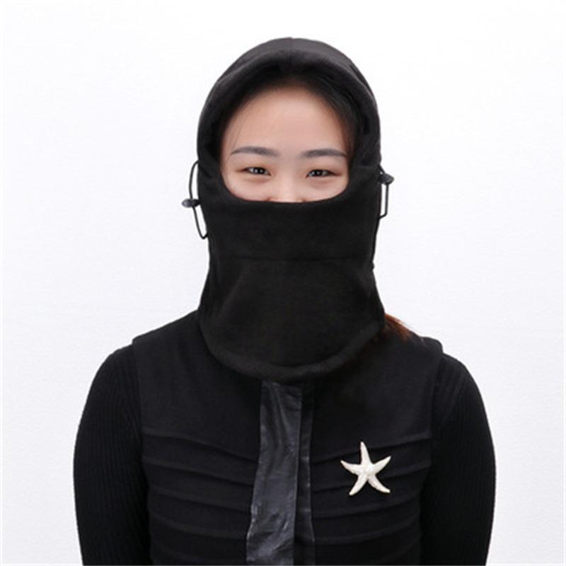 Herren Damen Wintersportmütze Warme Fleece- Sturmhaube Ski Fahrrad Vollgesichtsmaske Nackenschutz Kaltes Wetter
