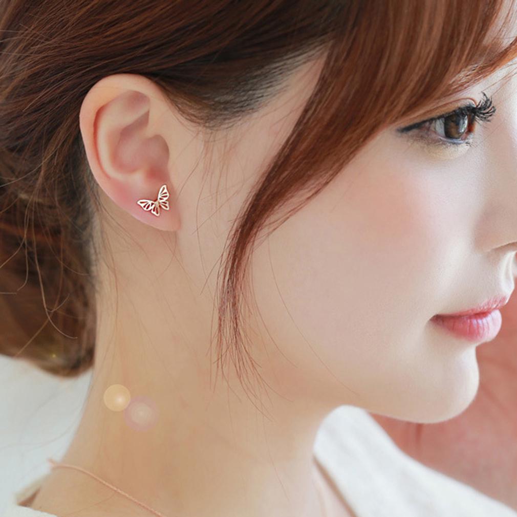 Gift Jewelry White Opalite Sterling Silver Plated Stud// Earring 10 mm Handmade Jewelry
