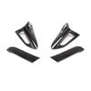 Carbon Fibe/Chromer Rear Tail Light Lamp Cover Trim For Toyota C-HR CHR 2016-