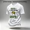 Men's T-Shirts - 2D Printed Fun Creative Design, Breathable Casual Tops for Daily Commute & Outing Wear