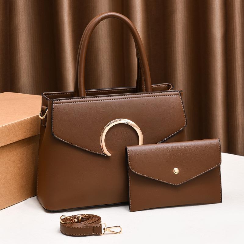 Mother and child bag bag women's bag large capacity shoulder messenger bag texture versatile plain color