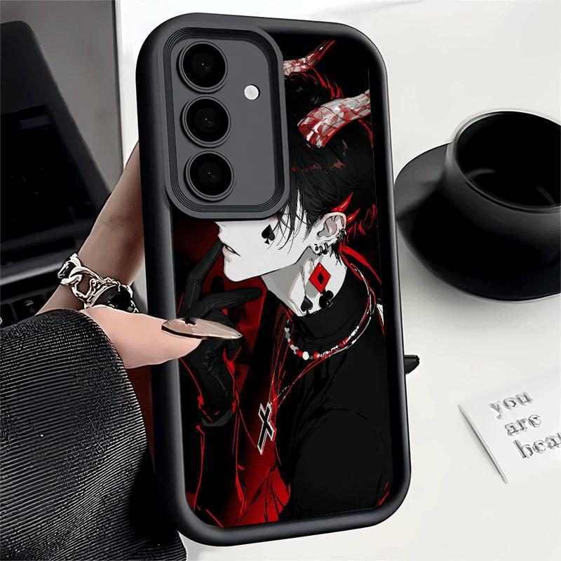 Devil Bad Boy Anime Style Soft Phone Case for Samsung Galaxy S26 Ultra S25 Edge S24 S23 S22 Plus S21 S20 FE 5G Shell Silicone Fu