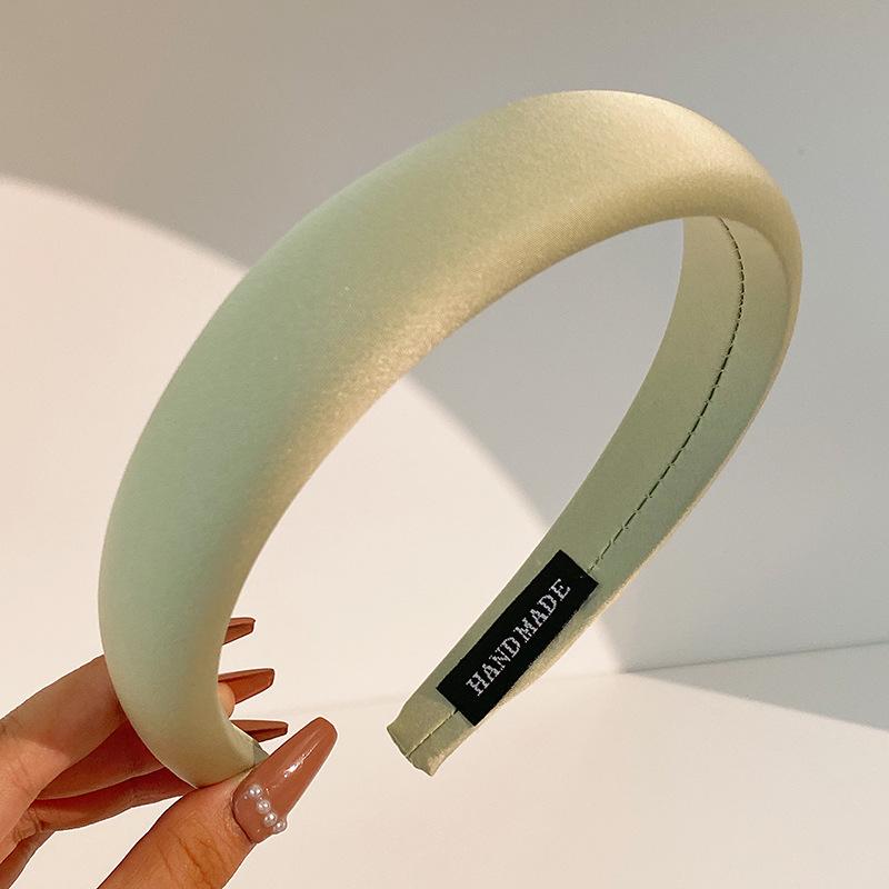 2023 Women's High-Grade Sponge Headband: Wide-Edged, High-Top Headdress, Simple Hairpin Style