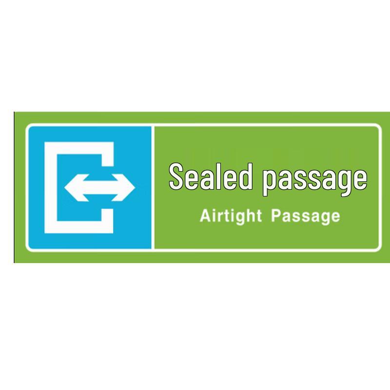 Civil Air Defense Closed Passage Indicator Sign