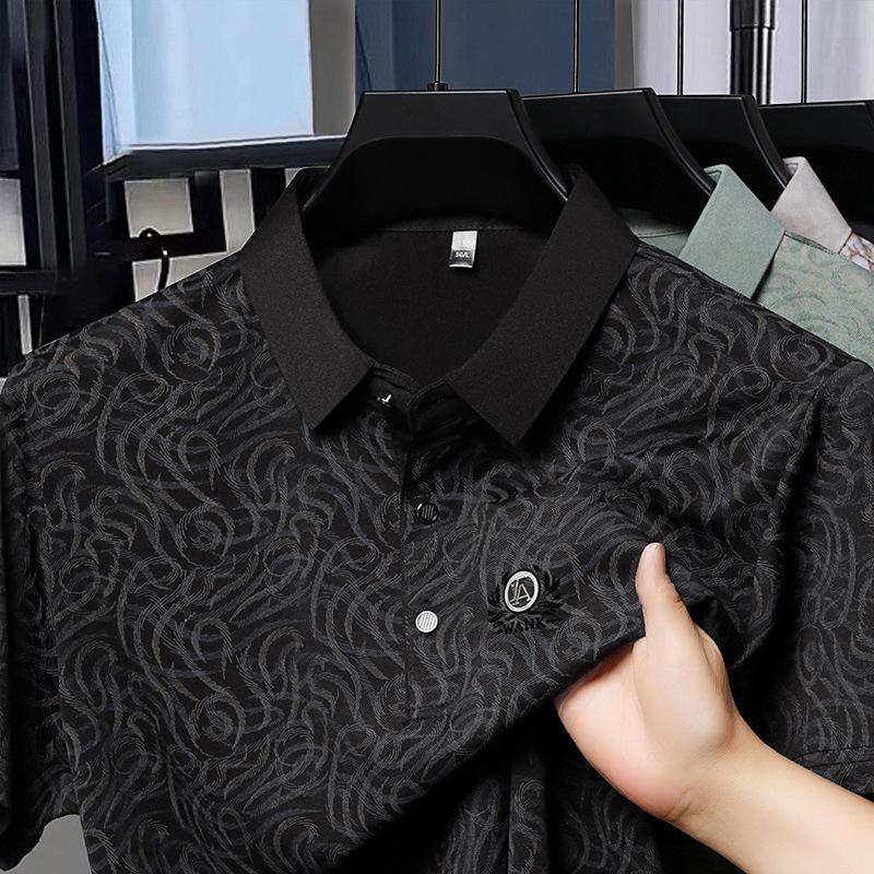 2025 Trendy Summer Polo Shirt: Lightweight, Soft, Handsome Casual Lapel Style for Men