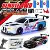 4WD RC Drift Car With LED Light 2.4G Radio 20KM/h High Speed Remote Control Racing Cars Vehicle Model Toy Gift for Boy Girl Kid