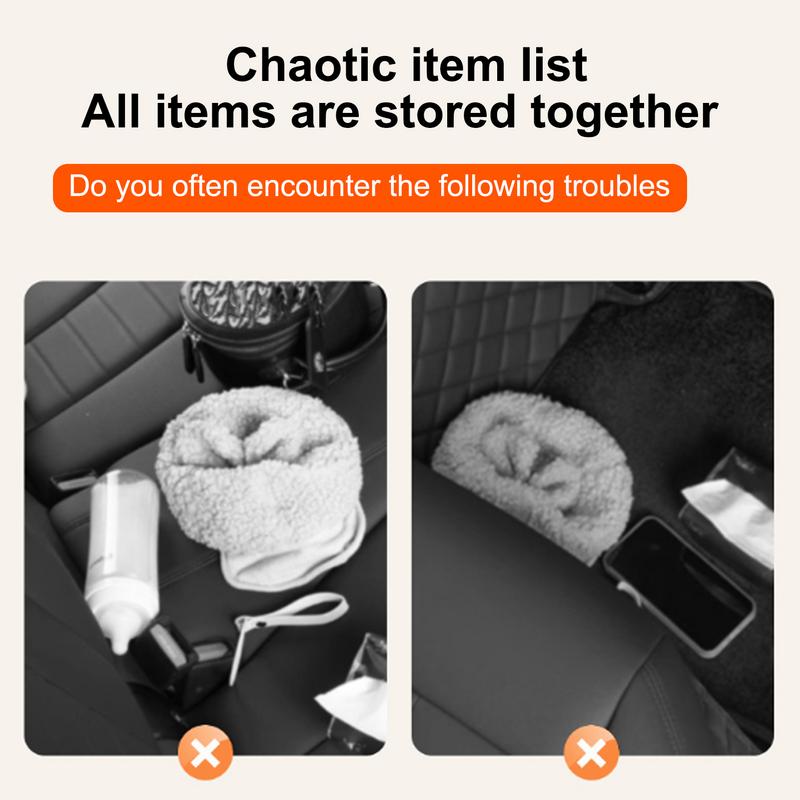 Seat Organizer For Backseat Auto Behind Seat Bottle Storage Bag Car Storage Organization With Cup Holder For Truck SUV