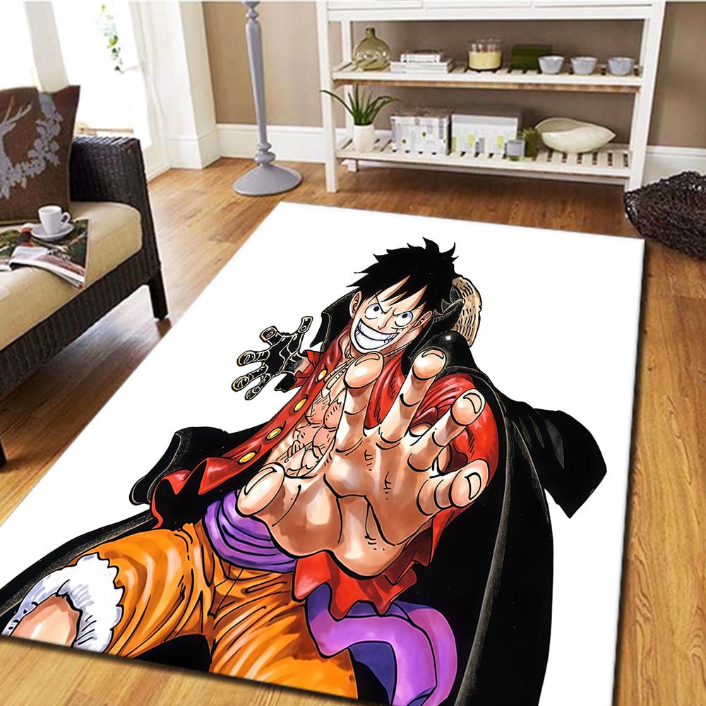 One Piece Monkey D. Luffy Carpet - Living Room & Bedroom, Home Decor Cool Movie Mat Play Floor Mat -HE106
