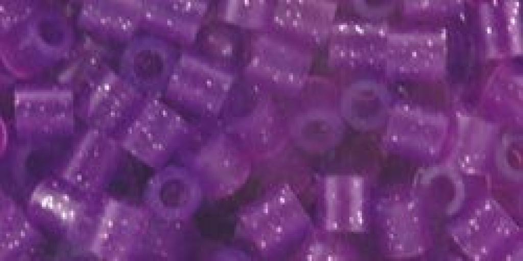 46 perler beads SB beads lame (purple)